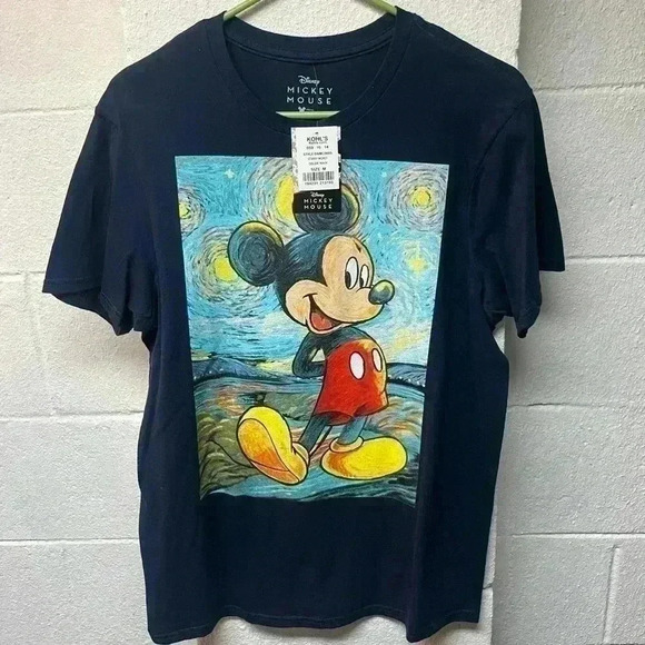 Mickey Mouse Navy Tshirt - Picture 1 of 3